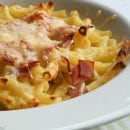 macaroni met ham en courgettesaus-2