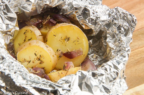 breuk Veilig haspel Let's BBQ :Papillot van zalm met citroen & kruidige aardappelpakketjes -  Elien's Cuisine