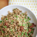 quinoa met erwtjes en bacon honing-citroen dressing-3