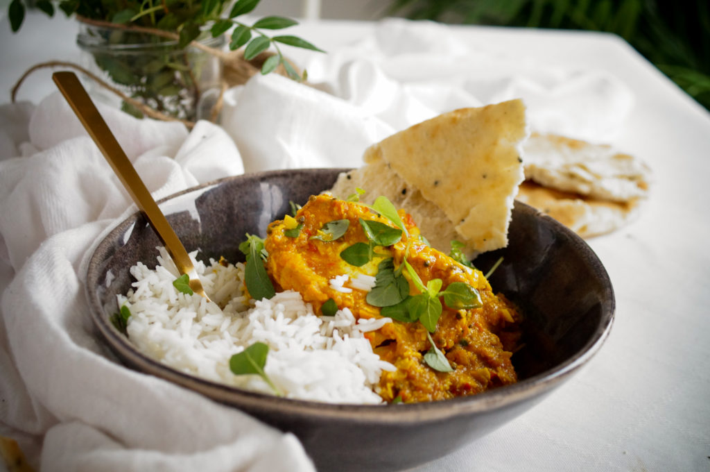 Kabeljauw curry