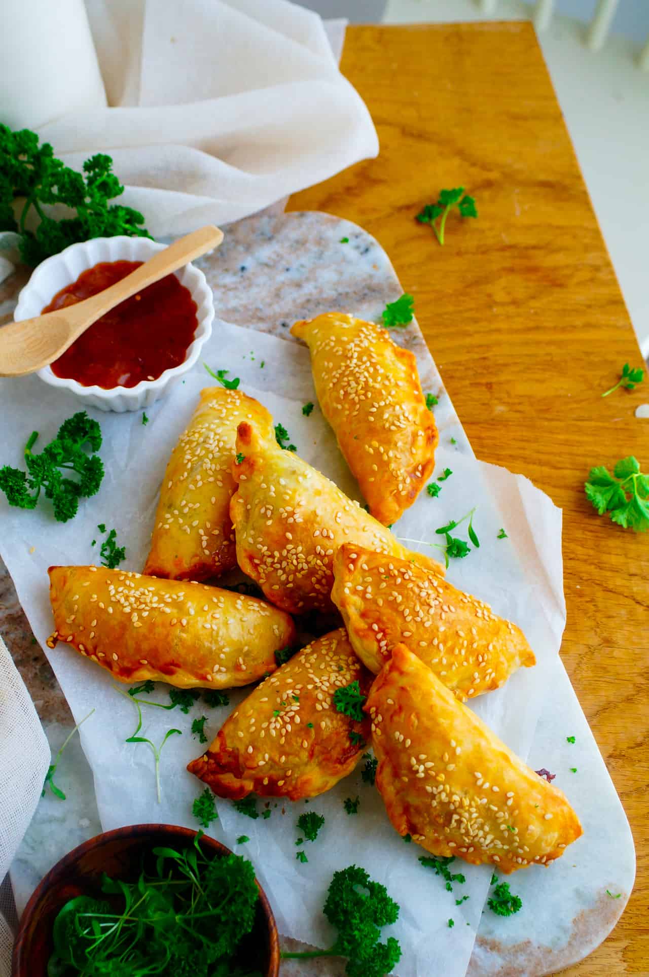 Empanadas met gehakt, spinazie en feta Elien's Cuisine