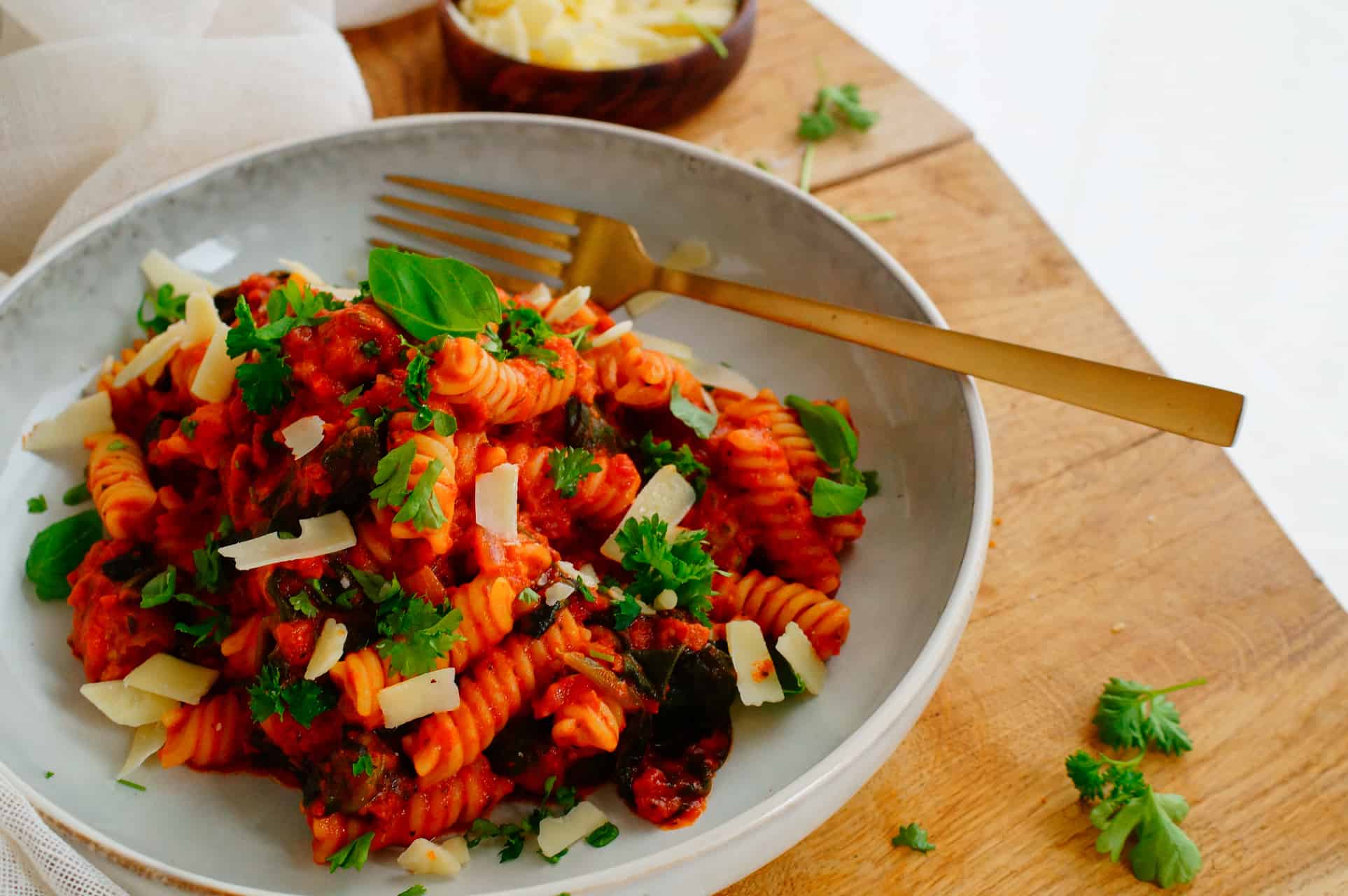 Pasta Met Chipolata Paprika En Zongedroogde Tomaten Elien S Cuisine