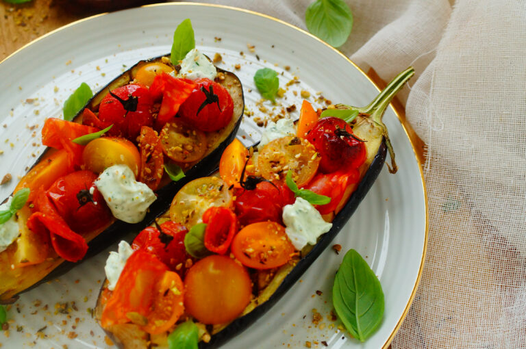 Aubergine bruschetta Elien's Cuisine