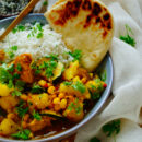 Gele curry met kip