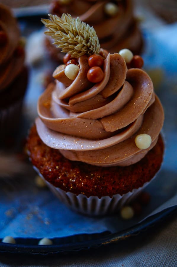 Bananen cupcakes met chocolade botercrème - Elien&amp;#39;s Cuisine