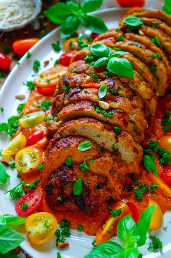 Mediterraans gehaktbrood